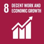 icon sustainable development goals nomor delapan
